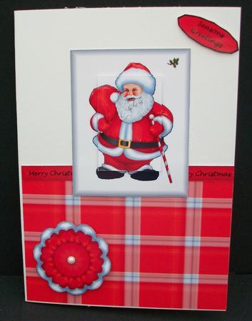 Jolly Santa by Cheryl French