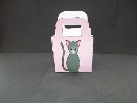 Cute Cat and Mouse Gift Bag by Cheryl French