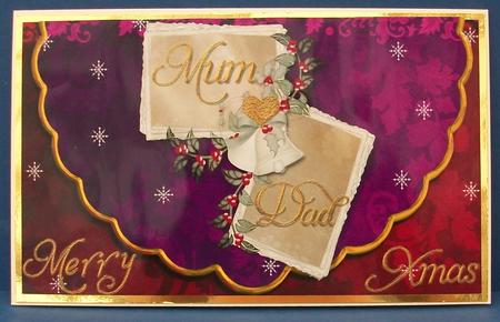 Xmas Mum and Dad by Cheryl French