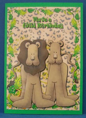 Lions in the Wild Birthday by Cheryl French