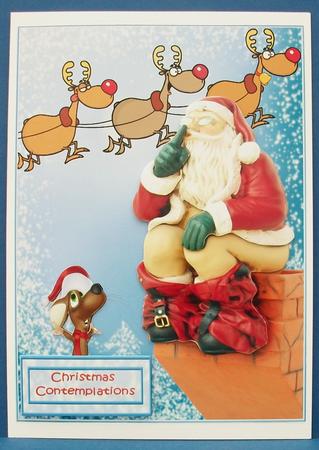 Santa's Christmas Contemplations by Cheryl French