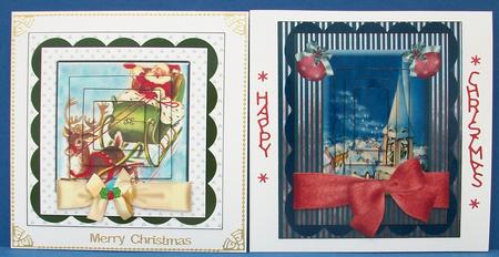 Christmas Early 2 Card Sheet by Cheryl French