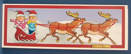 Christmas Sleigh by Cheryl French