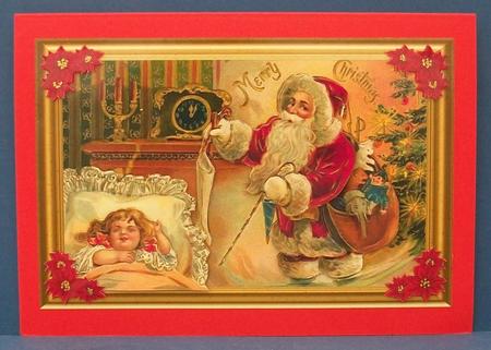 Its Christmas Eve Vintage Decoupage Topper by Cheryl French