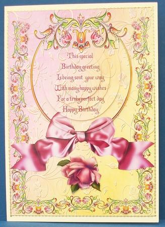 Special Birthday Wishes with Verse and Pyramage by Cheryl French