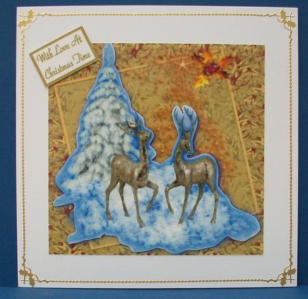 Golden Deer by Cheryl French