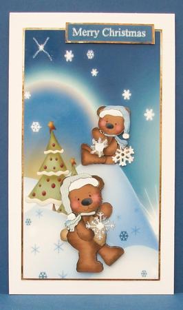 Sparkle Flake Bears by Cheryl French