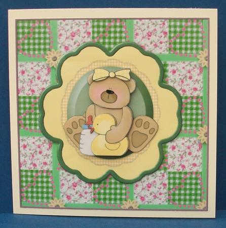 Baby Bear with Duck by Cheryl French