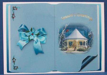 Christmas Rotunda Open Book by Cheryl French