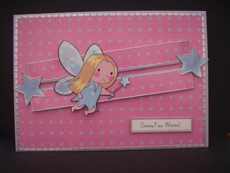 Little Fairy Slider Card by Cheryl French