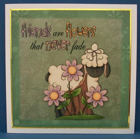 Friends Are Flowers by Cheryl French