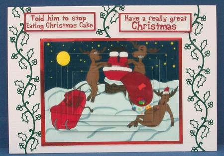 Santa is Stuck in the Chimney by Cheryl French