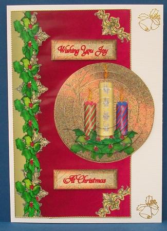 Christmas Candles by Cheryl French