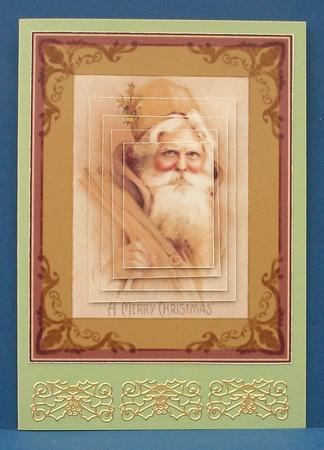 Vintage Santa by Cheryl French