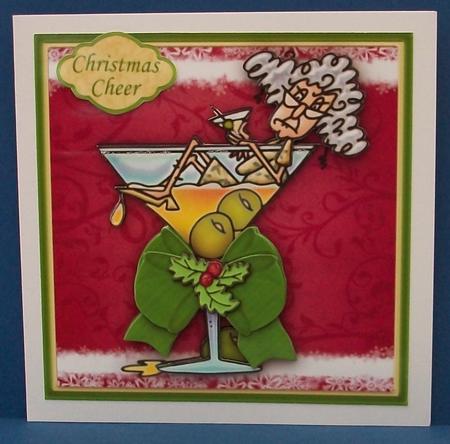 Stella's Merry Christmas Topper & Decoupage by Cheryl French
