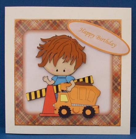 Construction Boy by Cheryl French
