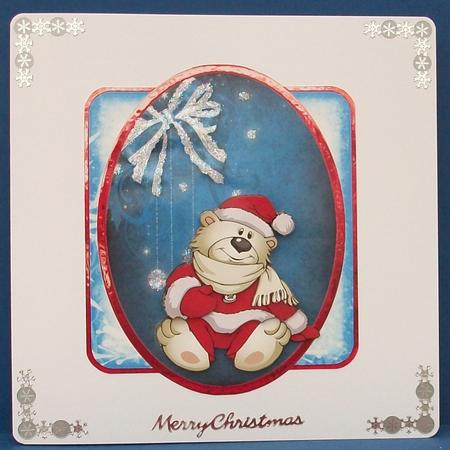 Santa Polarbear by Cheryl French