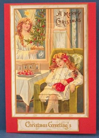 Christmas Joy Hexagon Pyramid Topper by Cheryl French