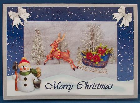 Christmas Scene by Cheryl French