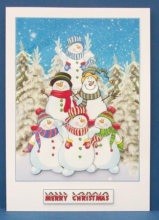 A Pile of Snowmen by Cheryl French