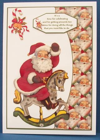 Rocking Santa by Cheryl French