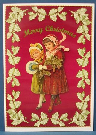 Victorian Girls Quick Card by Cheryl French