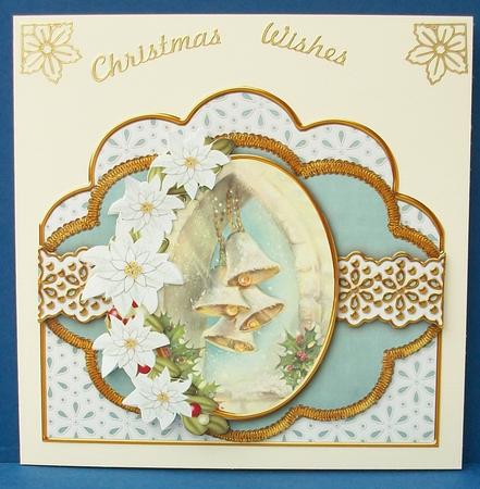 Snow Bells White Scallop 3D Decoupage Step by Step by Cheryl French