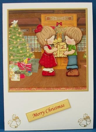 Exchanging Gifts Under the Mistletoe by Cheryl French