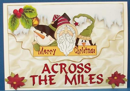 Christmas Santa and Friends Across the Miles by Cheryl French