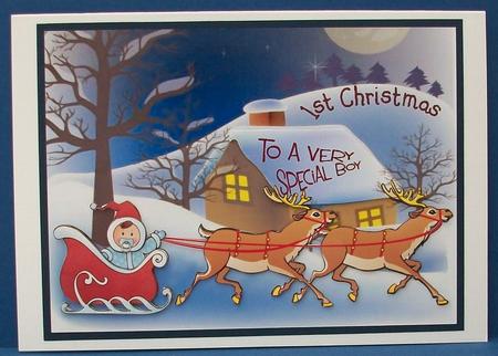 Baby Boys First Christmas by Cheryl French