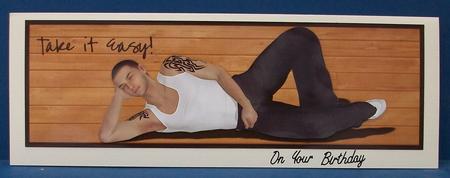 The Easy Life Male Large Dl Card by Cheryl French