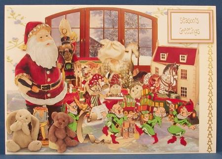 Santa's Workshop by Cheryl French