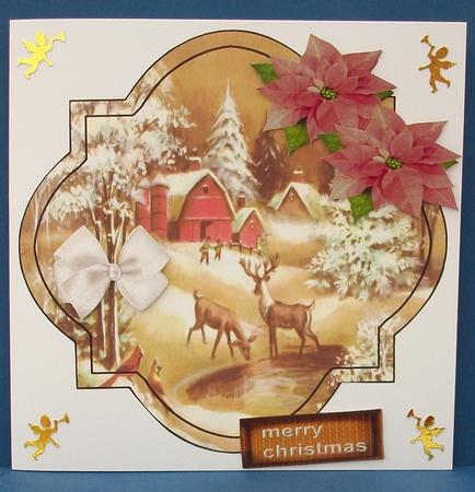 Vintage Snowscene by Cheryl French