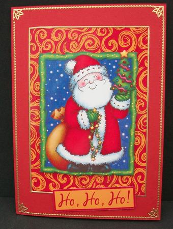 Santa's on His Way Quick Card by Cheryl French