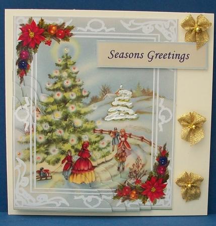 Meeting Friends at Christmas by Cheryl French