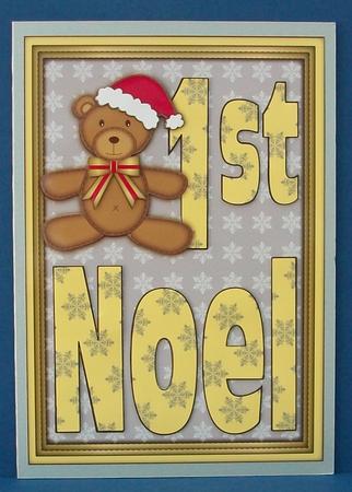 1st Noel in Yellow Shades by Cheryl French