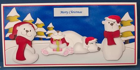 Polar Bear Christmas by Cheryl French