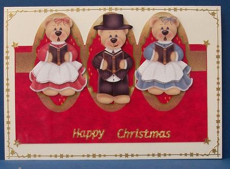 Bear Carol Singers by Cheryl French