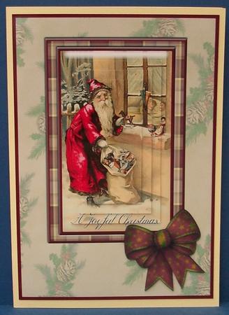 Tiptoe Softly Santa by Cheryl French