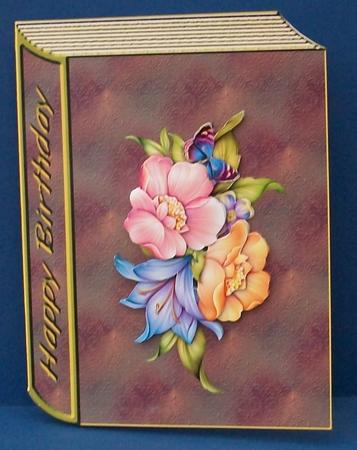 Birthday Floral Book (2) by Cheryl French