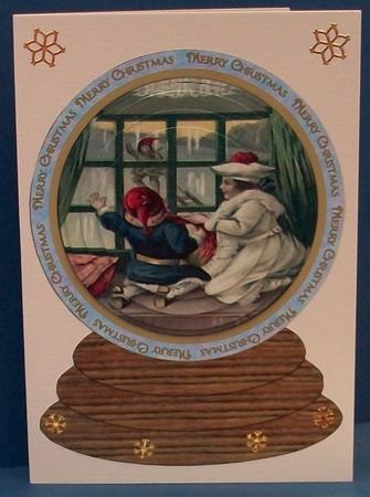 Snow Globe Daddy's Home by Cheryl French