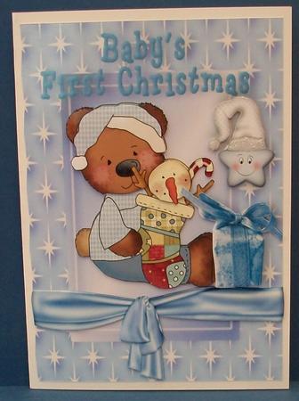 Babies First Christmas with Cheeky Star by Cheryl French