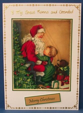 Baby Meets Santa by Cheryl French