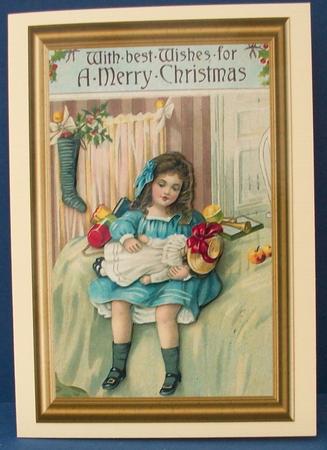 Vintage Christmas Toys Decoupage Topper by Cheryl French