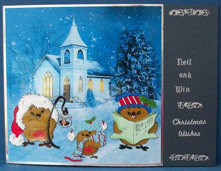A Christmas Carol-8x8 Card by Cheryl French