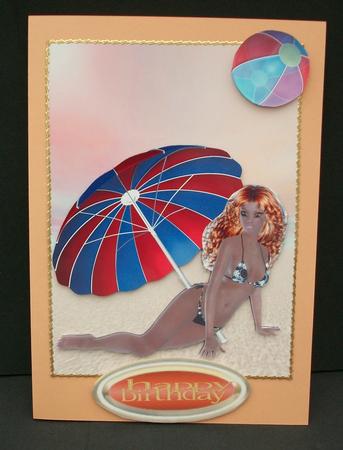 On the Beach by Cheryl French