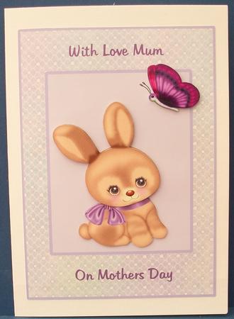 Bunny & Butterfly - Mothers Day by Cheryl French