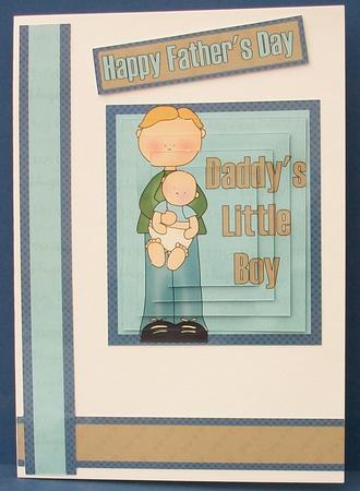 Daddy's Little Boy Pyramid Design by Cheryl French