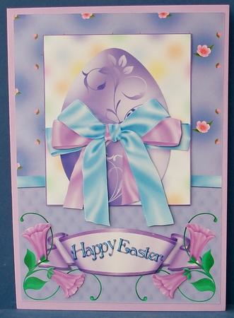 Sophisticated Easter Egg Quick Card by Cheryl French