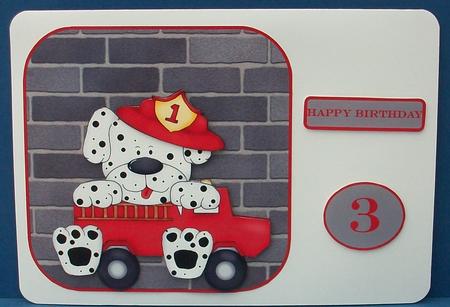 Dog Fireman by Cheryl French